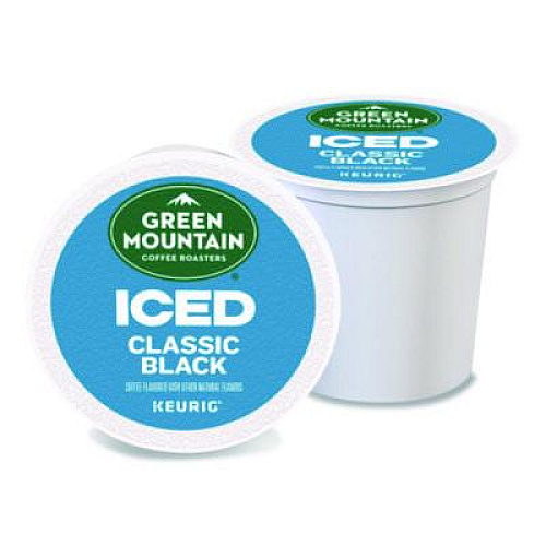 Green Mountain Coffee Classic Black Brew Over Ice Coffee K-Cups, 0.4 oz, 24/Box (5000372042)