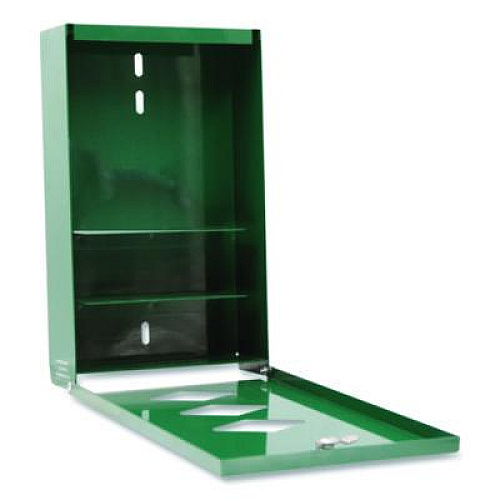 Tatco Dog Waste Station, 12 gal, Open Top, Green/White (28000)