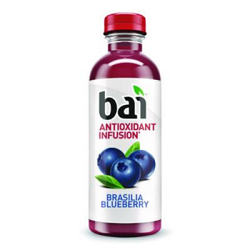 Bai Antioxidant Infused Beverage, Brasilia Blueberry, 18 oz Bottle, 12/Carton (2712518)
