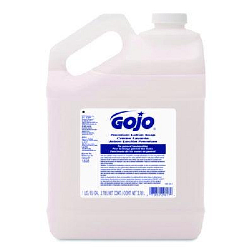 GOJO Premium Liquid Hand Soap Refill, Waterfall Scent, 1 gal (186004)