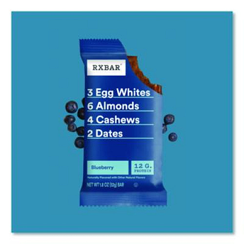 RXBAR Adult Bars, Blueberry, 1.83 oz Bar, 12/Box (CGO00426)