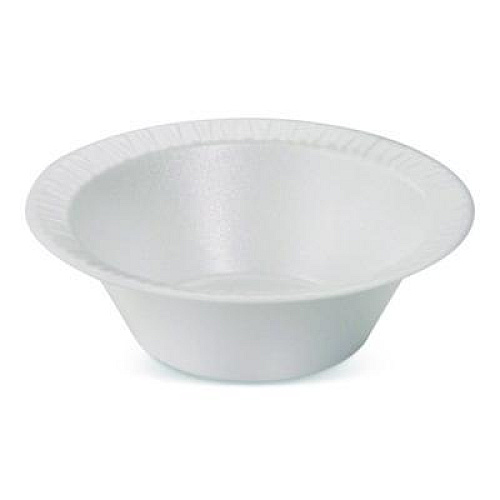 SOLO Concorde Foam Bowls, 12 oz, White, 125/Pack (12BWWCRPK)