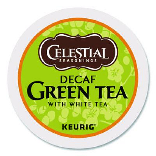 Celestial Seasonings Decaffeinated Green Tea K-Cups, 24/Box (14737)