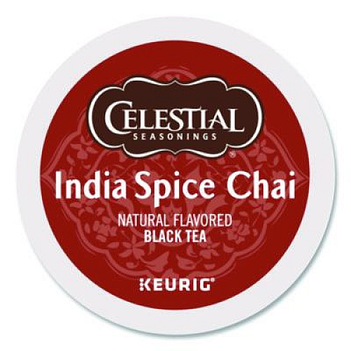 Celestial Seasonings India Spice Chai Tea K-Cups, 96/Carton (14738CT)