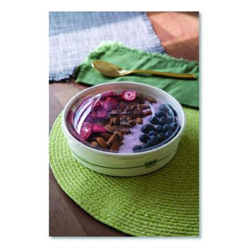 Eco-Products GreenStripe Paper Food Containers, 32 oz, 7.28" dia x 2.48", White, 300/Carton (EPBSC32SGS)