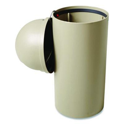 Rubbermaid Commercial Marshal Classic Container, 15 gal, Plastic, Beige (816088BG)