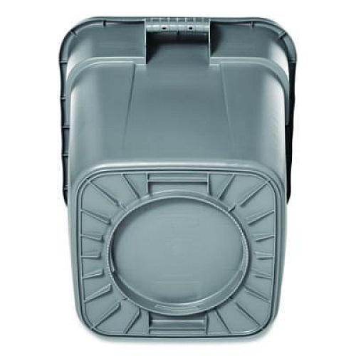 Rubbermaid Commercial Square Brute Container, 40 gal, Polyethylene, Gray (353600GY)