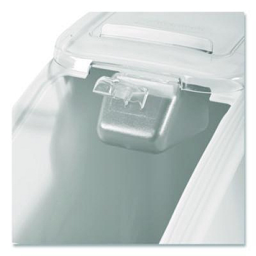 Rubbermaid Commercial ProSave Mobile Ingredient Bin, 20.57 gal, 13.13 x 29.25 x 28, White, Plastic (360088WHI)