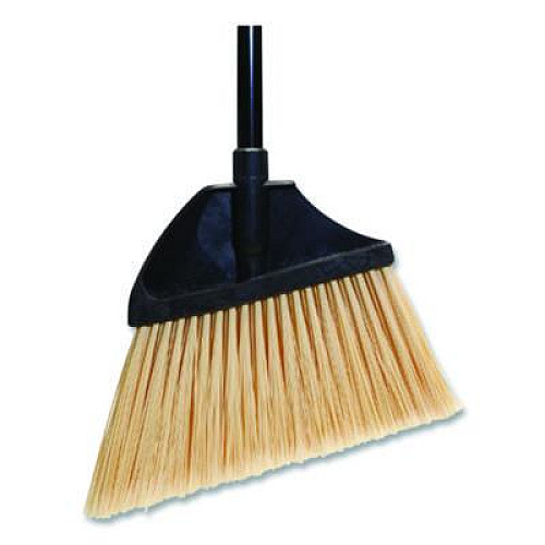 O-Cedar Commercial MaxiPlus Professional Angle Broom, 51" Handle, Black, 4/Carton (91351CT)