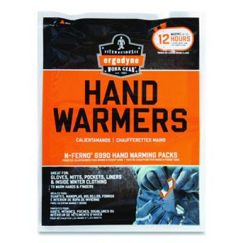 ergodyne N-Ferno 6990 Hand Warming Packs, 40 Pairs, Individually Packaged (16990)