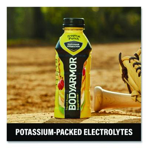BodyArmor SuperDrink Sports Drink, Tropical Punch, 16 oz Bottle, 12/Pack (10000814)