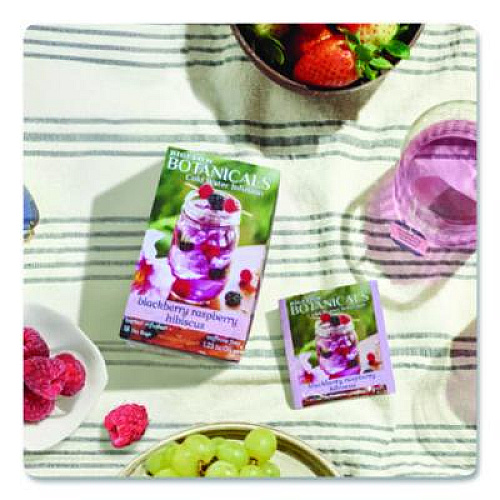 Bigelow Botanicals Blackberry Raspberry Hibiscus Cold Water Herbal Infusion, 0.7 oz Tea Bag, 18/Box (39000)