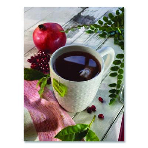 Bigelow Green Tea with Pomegranate, 0.07 oz Tea Bag, 28/Box (RCB10363)
