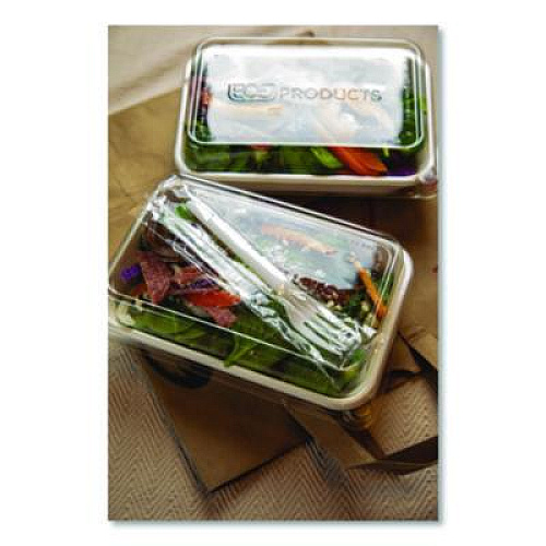 Eco-Products Plantware CPLA Cutlery, Individually Wrapped, Fork, Plastic, White, 1,000/Carton (EPS017W)