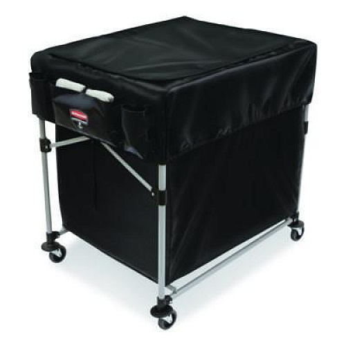 Rubbermaid Commercial Storage/Trash Compartment Cover, Cloth, Black (1889864)