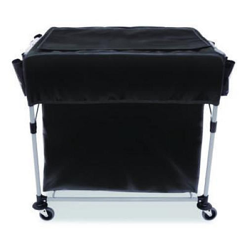 Rubbermaid Commercial Storage/Trash Compartment Cover, Cloth, Black (1889864)