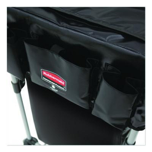 Rubbermaid Commercial Storage/Trash Compartment Cover, Cloth, Black (1889864)