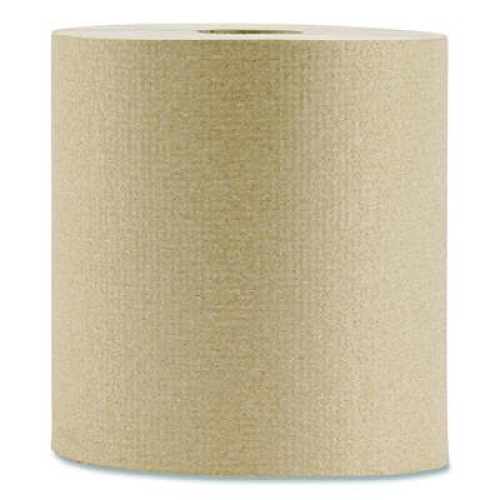 BASELINE Hardwound Towel, 1-Ply, Brown, 800 ft, 6 Rolls/Carton (55583)