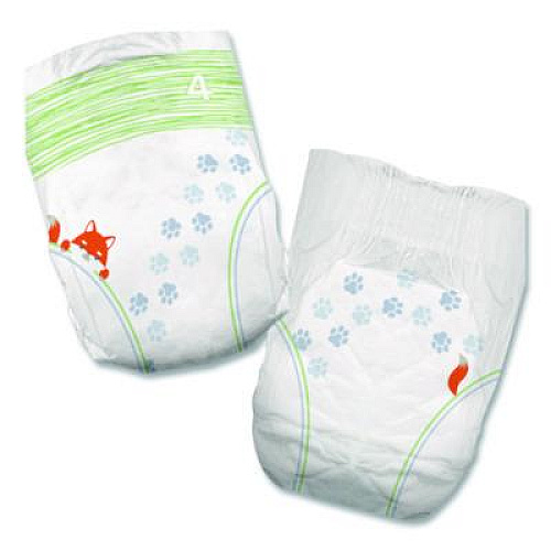 Cuties Premium Jumbo Diapers, Size 4, 22 lbs to 37 lbs, 124/Carton (CR4001)