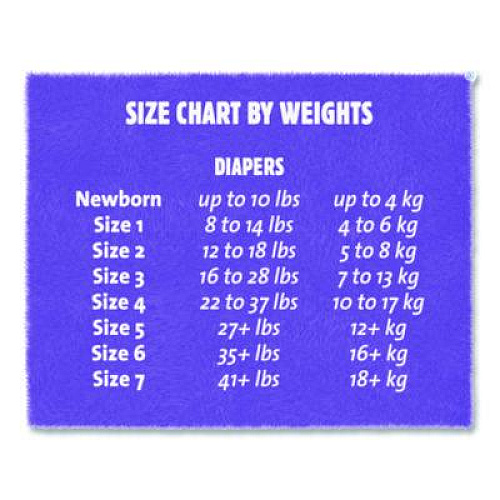 Cuties Premium Jumbo Diapers, Size 4, 22 lbs to 37 lbs, 124/Carton (CR4001)