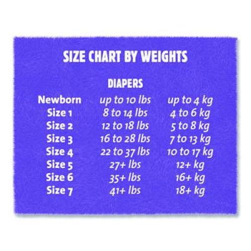 Cuties Premium Jumbo Diapers, Size 7, 41 lbs and Up, 80/Carton (CRD701)