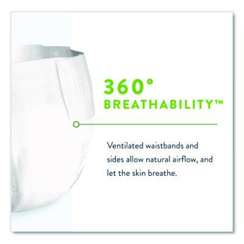 Prevail Per-Fit360 Degree Briefs, Maximum Plus Absorbency, Size 1, 26" to 48" Waist, 96/Carton (PFNG012)