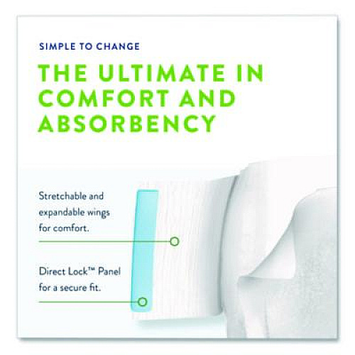 Prevail Per-Fit360 Degree Briefs, Maximum Plus Absorbency, Size 2, 45" to 62" Waist, 72/Carton (PFNG013)