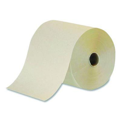 BASELINE Hardwound Towel, 1-Ply, Brown, 800 ft, 6 Rolls/Carton (55583)