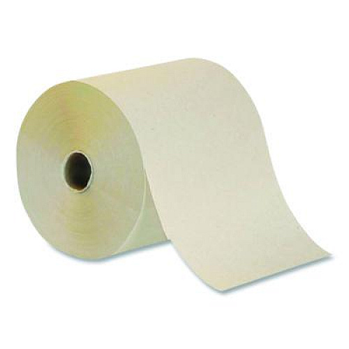 BASELINE Hardwound Towel, 1-Ply, Brown, 800 ft, 6 Rolls/Carton (55583)