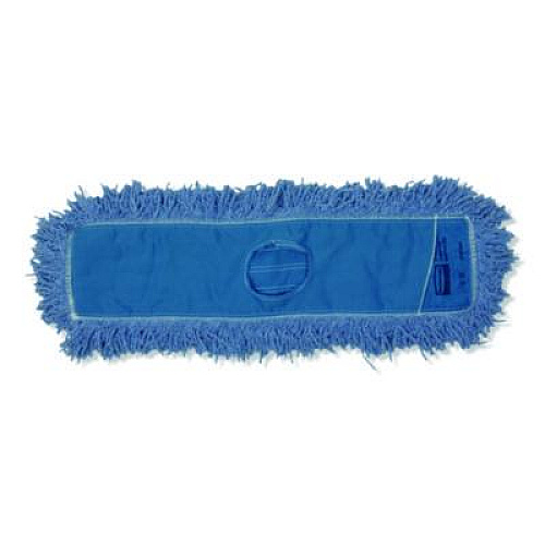 Rubbermaid Commercial Dust Mop Head, Synthetic Blend, 48" Width, Blue (FGJ25700BL00)