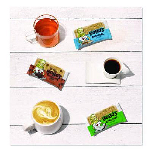 Bobo's Oat Bar Coconut/Chocolate Chip/Original Multipack, 3 oz Individually Wrapped, 12/Box (00098)