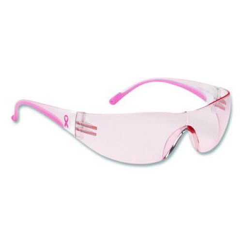 Bouton Eva Optical Safety Glasses, Frameless, Pink Single Lens (250100904)