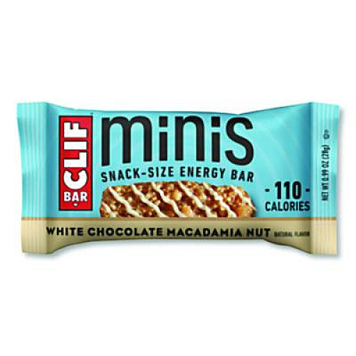 CLIF Bar Energy Bar Minis, White Chocolate Macadamia Nut, 1 oz, 20/Box (CCC37295)