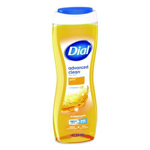 Dial Body Wash Advanced Clean Gold, Original Gold Scent, 16 oz, 6/Carton (09119)