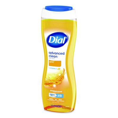 Dial Body Wash Advanced Clean Gold, Original Gold Scent, 16 oz, 6/Carton (09119)