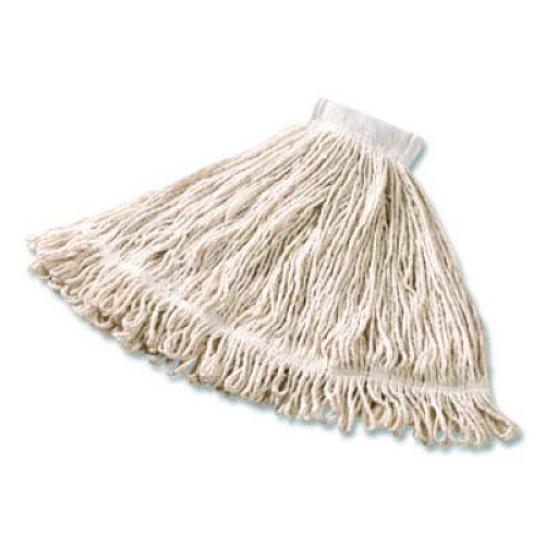 Rubbermaid Commercial Super Stitch Blend Mop, Cotton/Synthetic, White (D25306WE)