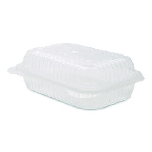 Karat Polypropylene Plastic Hinged Container, 6 x 9 x 2.97, Clear, Plastic, 125/Pack, 2 Packs/Carton (FPHC96PP1C)