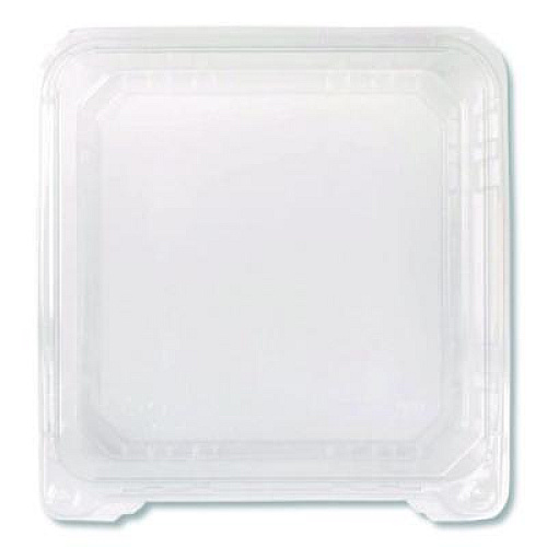 Karat PET Plastic Hinged Container, 9 x 9 x 3.6, Clear, Plastic, 100/Pack, 2 Packs/Carton (FPHC99PET1C)