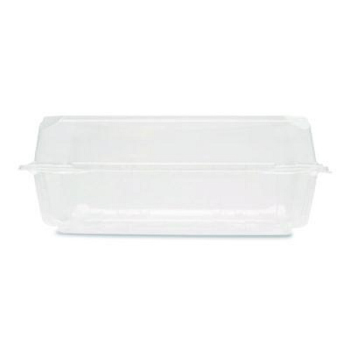 Karat PET Plastic Hinged Container, 9 x 9 x 3.6, Clear, Plastic, 100/Pack, 2 Packs/Carton (FPHC99PET1C)