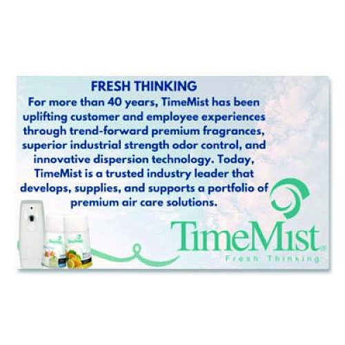 TimeMist Premium Metered Air Freshener Refill, Cinnamon, 7.1 oz Aerosol Spray, 12/Carton (1042746)