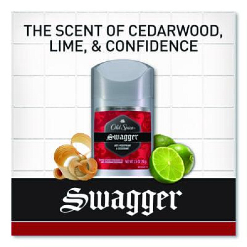 Old Spice Red Collection Swagger Antiperspirant and Deodorant for Men, 0.5 oz, 24/Carton (01643CT)