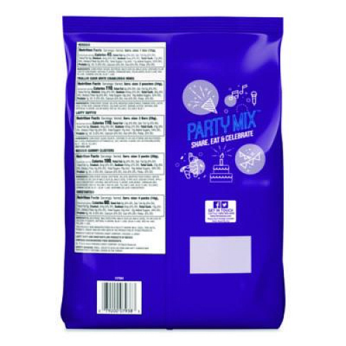 Ferrara Party Mix Stand-Up Bag, 75 Pieces, Assorted Flavors, 1.7 lb Bag (FER07938)