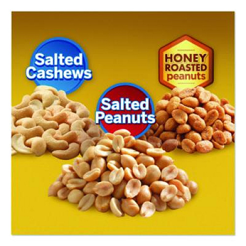 Planters Salted Nuts Variety Pack, Assorted Flavors, 1.5 oz/1.75 oz Packs, 24/Carton (884624)