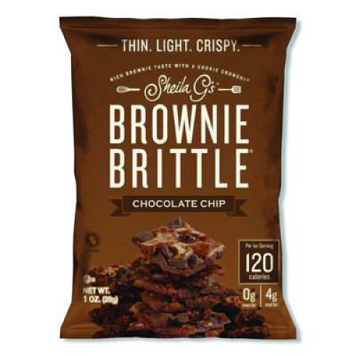 Sheila Gs Brownie Brittle Chocolate Chip Crisps, 1 oz Bag, 6/Pack (SGB01622)