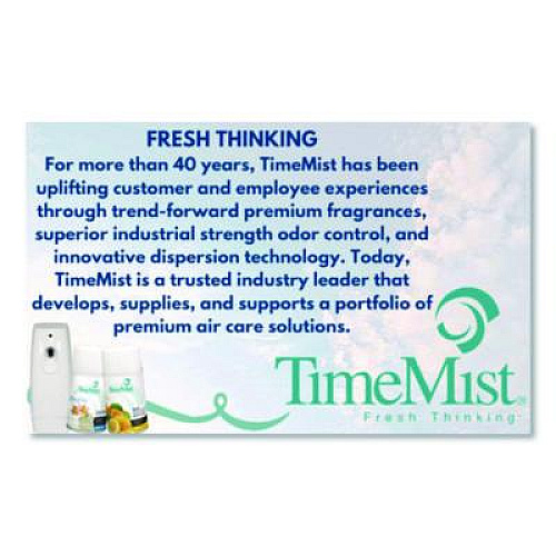 TimeMist Premium Metered Air Freshener Refill, Dutch Apple and Spice, 7.1 oz Aerosol Spray, 12/Carton (1042818)