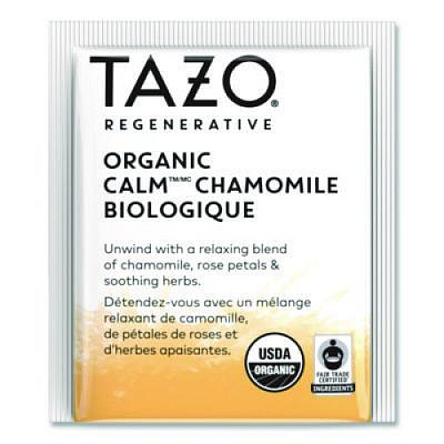 Tazo Tea Bags, Organic Calm Camomile, 16/Box (TAZ00354BX)