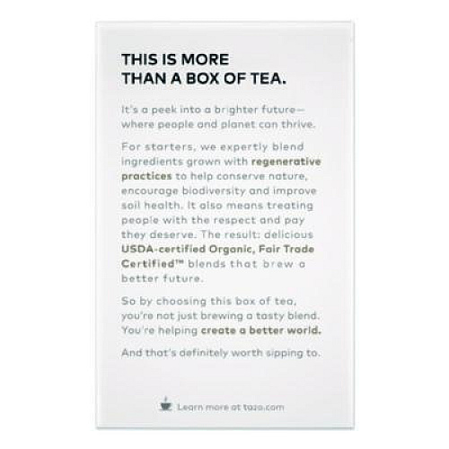 Tazo Tea Bags, Organic Awake English Breakfast, 16/Box (TAZ00303BX)