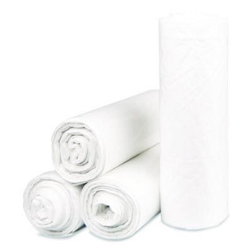 Inteplast Group Institutional Low-Density Can Liners, 33 gal, 0.8 mil, 33" x 39", Natural, Interleaved Roll, 25 Bags/Roll, 6 Rolls/Carton (SL3339XHN)