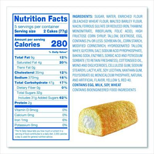 Hostess Twinkies and Chocolate CupCakes Variety Pack, (2) 13.58 oz 10 Pack Twinkies and (2) 12.7 oz 8 Pack CupCakes/Carton (60004134)