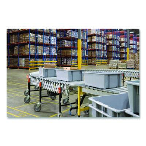 Rubbermaid Commercial Palletote Box, 11.97 gal, 1.6 cu ft, 15.5" x 19.5" x 13", Gray (FG172200GRAY)